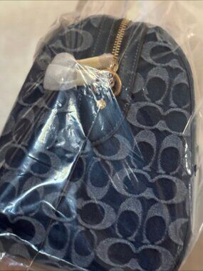 Coach Rowan Satchel Bag In Signature Denim Canvas NWT CY699